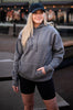 Basics - Gunmetal SHE IS Hoodie