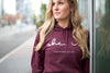 SHE IS Maroon Hoodie